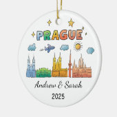 Ornement de Prague personnalisé, République Tchèqu (Gauche)
