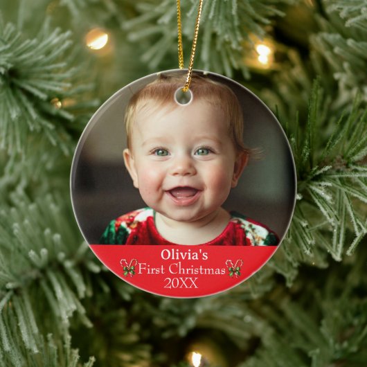 Ornement de premier Noël de bébé (Arbre)
