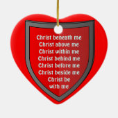 Ornement de prière du plastron de Patrick de saint (Dos)