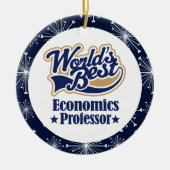 Ornement de professeur d'économie cadeau (Devant)