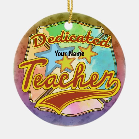 Ornement de professeur dévoué (Devant)