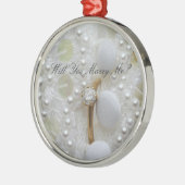 Ornement de proposition de bague de diamant (Gauche)