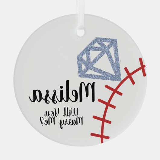 Ornement de Proposition - Veux-tu m'épouser Baseba (Verso)