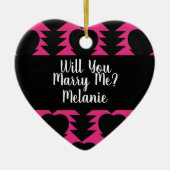 Ornement de Proposition - Vous épouserez Black Whi (Devant)