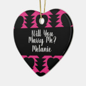 Ornement de Proposition - Vous Mariez-vous Noir Bl (Gauche)