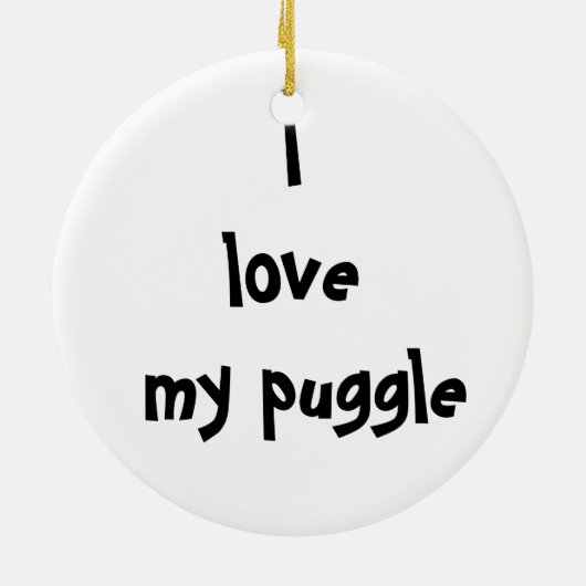 ornement de puggle (Dos)