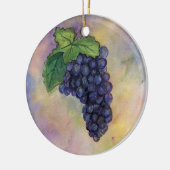 Ornement de raisins de vin Pinot noir (Gauche)