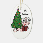 Ornement de rat de bibliothèque de Noël du (Gauche)