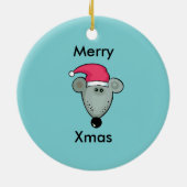 Ornement de rat de Noël (Dos)