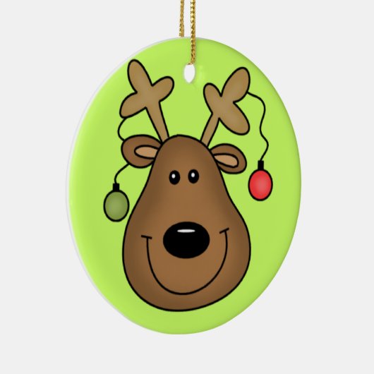 Ornement de rennes personnalisable (Droite)