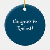 Ornement de retraite personnalisé (Dos)