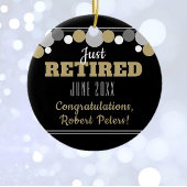 Ornement de retraite personnalisé