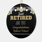 Ornement de retraite personnalisé (Gauche)