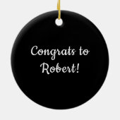 Ornement de retraite personnalisé (Dos)