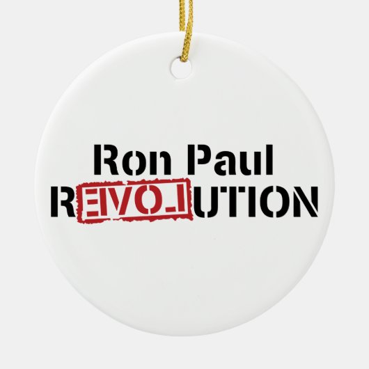 Ornement de révolution de Ron Paul (Devant)