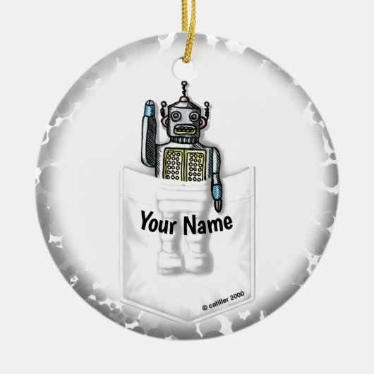 Ornement de robot de poche (Devant)