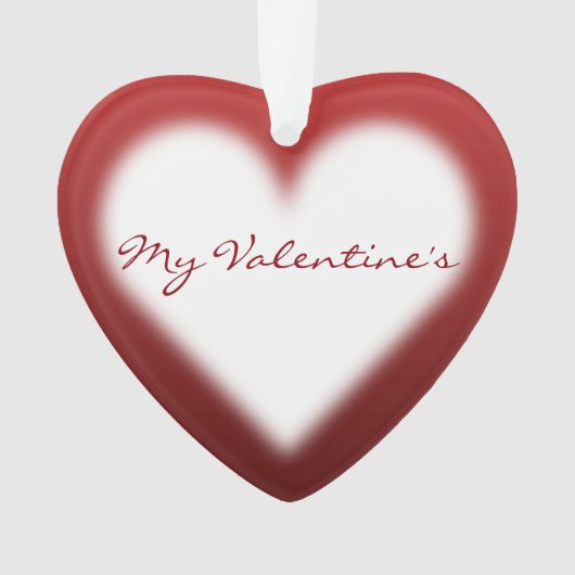 Ornement de Saint Valentin Customisé Amour Ornemen (devant)