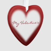 Ornement de Saint Valentin Customisé Amour Ornemen (devant)