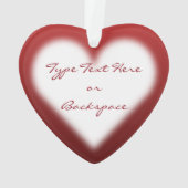 Ornement de Saint Valentin Customisé Amour Ornemen (dos)