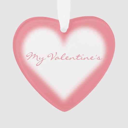 Ornement de Saint Valentin Customisé Amour Ornemen (devant)