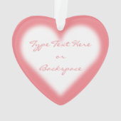 Ornement de Saint Valentin Customisé Amour Ornemen (dos)