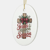 Ornement de saison de la raison de Jésus (Gauche)