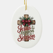 Ornement de saison de la raison de Jésus (Dos)