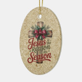Ornement de saison de la raison de Jésus (Gauche)