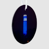 Ornement de San Francisco Blue Coit Tower (devant)