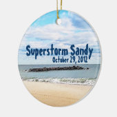 Ornement de Sandy de Superstorm (Gauche)