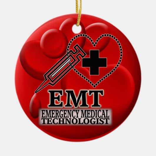 ORNEMENT DE SANG D'EMT - URGENCE TECH MÉDICALE (Devant)