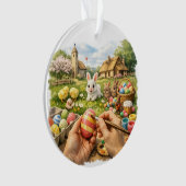 Ornement de scène de peinture de Pâques (devant)