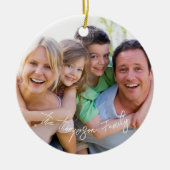 Ornement de script blanc photo (Devant)