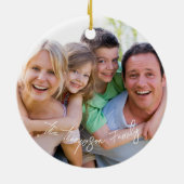 Ornement de script blanc photo (Dos)