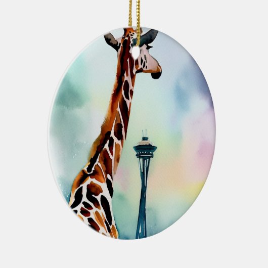 Ornement de Seattle Giraffe (Droite)