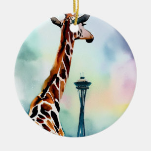 Ornement de Seattle Giraffe