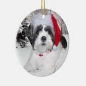 Ornement de Shih Tzu de Noël (Droite)
