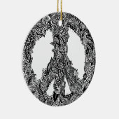 Ornement de signe de paix de henné (Droite)