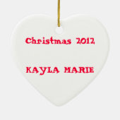 ORNEMENT DE SINGE DE CHAUSSETTE PERSONNALISÉ (Dos)