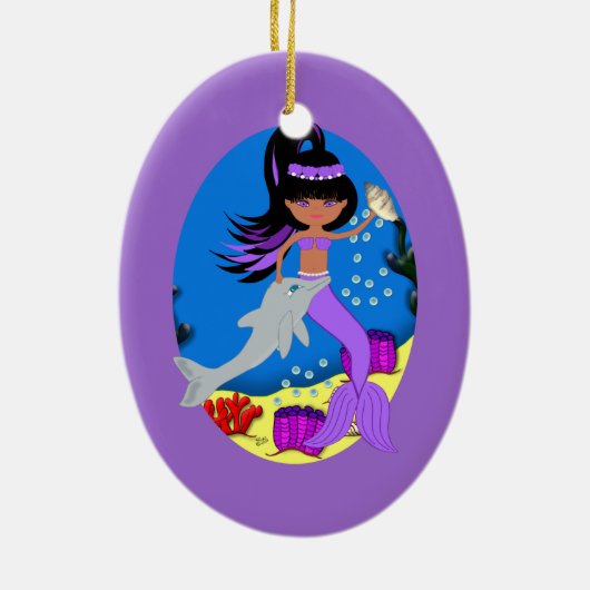 Ornement de sirène pourpre (Dos)