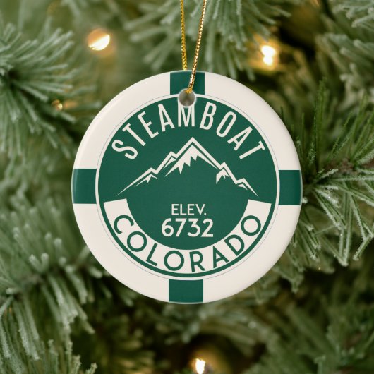 Ornement de ski Steamboat (Arbre)