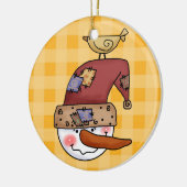 Ornement de snowball Head Snowmen (Gauche)