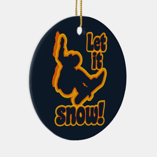 Ornement de snowboard (Droite)