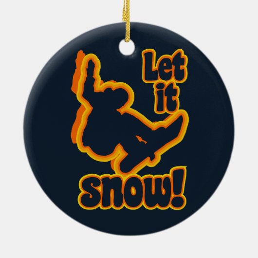 Ornement de snowboard (Dos)