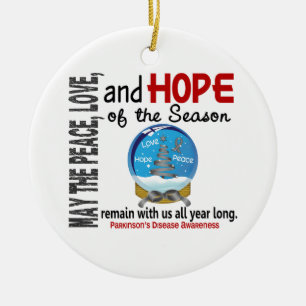 Ornement de SnowGlobe de Noël 3 de :maladie de