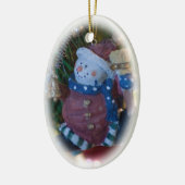 Ornement de Snowman Père Noël (Gauche)