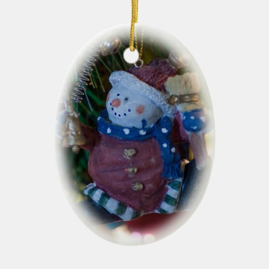 Ornement de Snowman Père Noël (Devant)