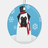 Ornement de Snowmastiff (Gauche)