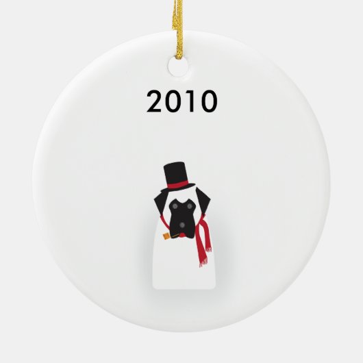 Ornement de Snowmastiff (Dos)