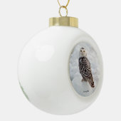 Ornement de Snowy Owl (Gauche)